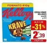 Iperal Kelloggs Kellogg's - Krave Dark Choco 410 G(ml) offerta