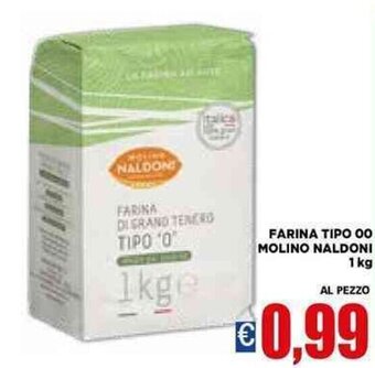 Vivo Supermercati Molino Naldoni Farina Tipo 00 1 kg offerta