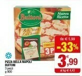 Iperal Buitoni Pizza Bella Napoli offerta