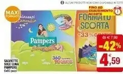Iperal Pampers Pannolini Sole Luna offerta