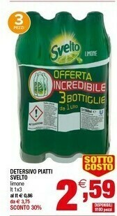 Iperal Svelto Detersivo Piatti offerta