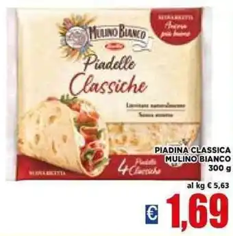 Vivo Supermercati Barilla Mulino Bianco Piadina Classica 300 g offerta