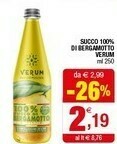 Iperal Verum Succo di Bergamotto offerta