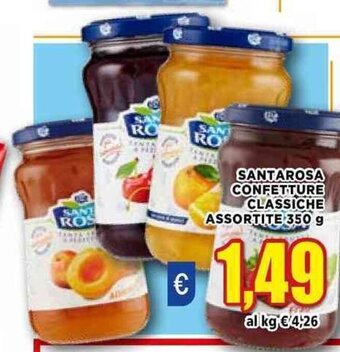 Vivo Supermercati Santa Rosa Confetture Classiche Assortite 350 g offerta