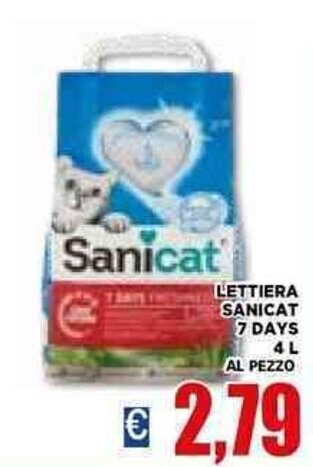 Sanicat Lettiera 7 Days 4 l