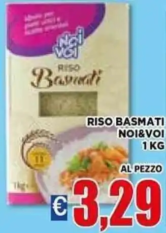 Vivo Supermercati Noi&Voi Riso Basmati 1 kg offerta