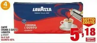 Iperal Lavazza Crema E Gusto Gusto Classico offerta