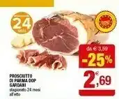 Iperal Gardani Prosciutto Di Parma DOP offerta