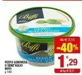 Iperal Biffi Pesto Genovese offerta
