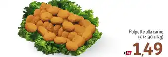 Maxi Supermercati Polpette alla carne offerta
