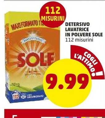 PENNY Sole Detersivo Lavatrice In Polvere offerta