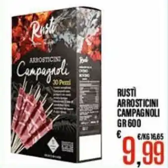 Supermercati EffePiù Rustì Arrosticini Campagnoli 600 gr offerta