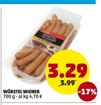 PENNY Wurstel Wiener offerta