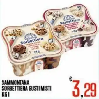 Supermercati EffePiù Sammontana Sorbettiera Gusti Misti 1 kg offerta