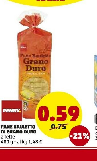 PENNY Penny Pane Bauletto Di Grano Duro offerta