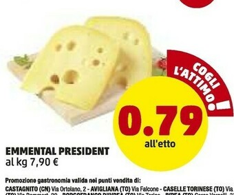 PENNY President Emmental offerta