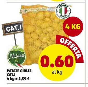 PENNY Natura E Patate Gialle offerta