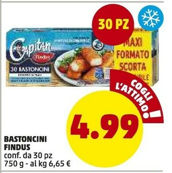 PENNY Findus 30 Bastoncini 750 G(ml) offerta