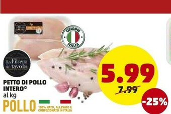 La Filiera In Tavola Petto Di Pollo Intero
