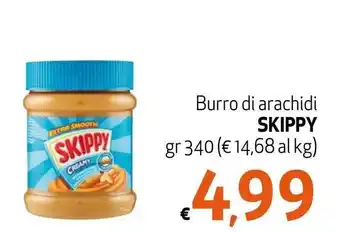 Maxi Supermercati Skippy Burro di arachidi gr 340 offerta