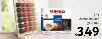 Maxi Supermercati Kimbo Caffè Aroma Italiano gr 250x2 offerta