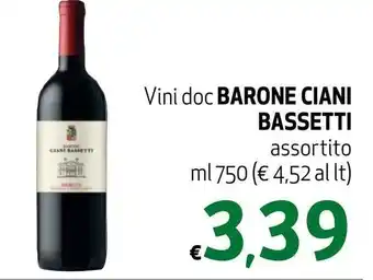 Barone Ciani Bassetti Vini doc assortito ml 750