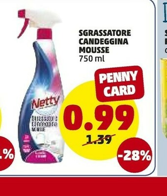 PENNY Mousse Sgrassatore Candeggina offerta