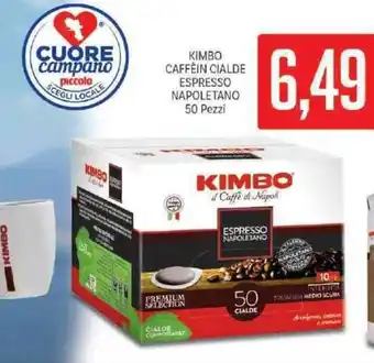 Supermercati Piccolo Kimbo Caffè in Cialde Espresso Napoletano 50 Pezzi offerta