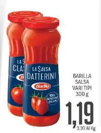 Supermercati Piccolo Barilla Salsa vari tipi 300 g offerta