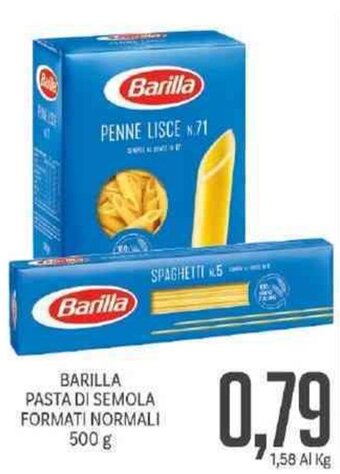Supermercati Piccolo Barilla Pasta Di Semola Formati Normali 500 g offerta