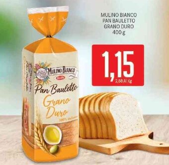 Supermercati Piccolo Mulino Bianco Pan Bauletto Grano Duro 400 g offerta