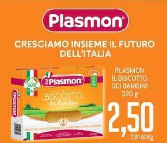 Supermercati Piccolo Plasmon Il Biscotto Dei Bambini 320 g offerta