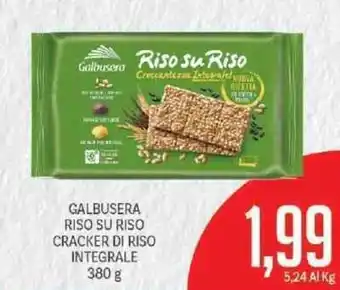 Supermercati Piccolo Galbusera Riso Su Riso Cracker Di Riso Integrali 380 g offerta