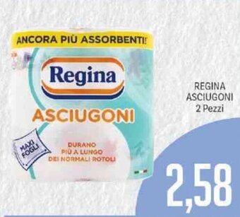Supermercati Piccolo Regina Asciugoni 2 Pezzi offerta
