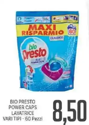 Supermercati Piccolo Bio Presto Power Caps Lavatrice Vari Tipi - 60 Pezzi offerta