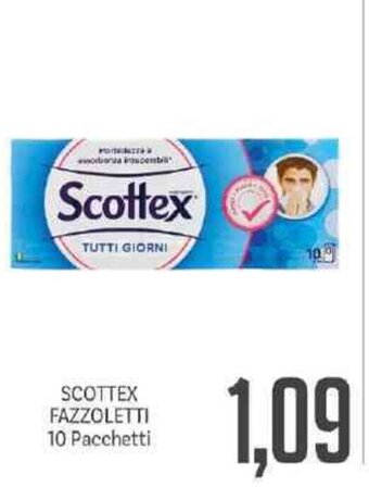Supermercati Piccolo Scottex Fazzoletti 10 Pacchetti offerta