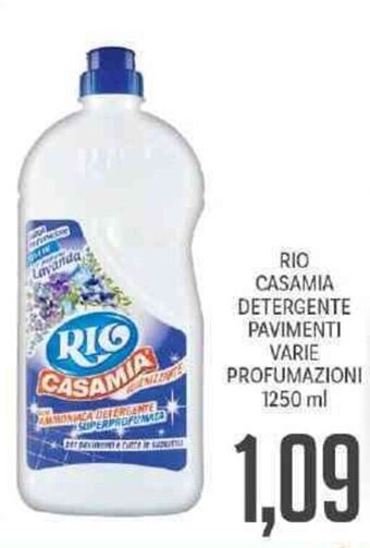 Rio Casamia Detergente Pavimenti Varie Profumazioni 1250 ml