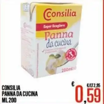 Supermercati EffePiù Consilia Panna da Cucina ml 200 offerta