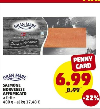 PENNY Gran mare Salmone Norvegese Affumicato offerta