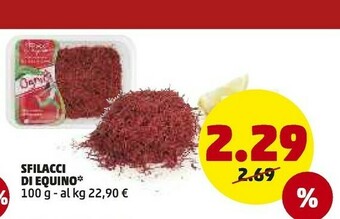 PENNY Ognidì - Sfilacci di Equino Affumicatura Naturale 100 g(ml) offerta