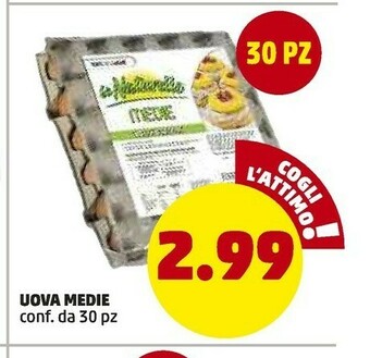 PENNY Le Naturelle Uova Medie offerta