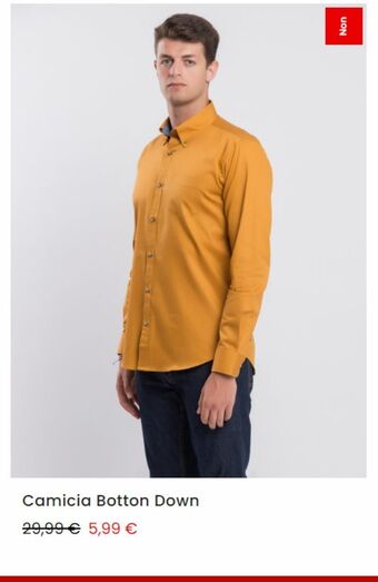 Cotton & Silk Camicia uomo offerta