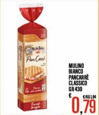 Mulino Bianco Pancarrè Classico gr 430