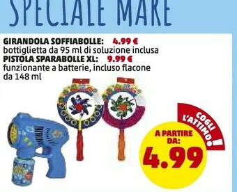 PENNY Penny Market Girandola Soffiabolle offerta