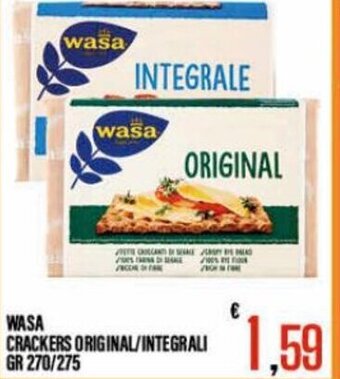 Wasa Crackers Original/Integrali gr 270/275