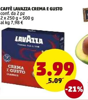 PENNY Lavazza Caffè Crema E Gusto offerta