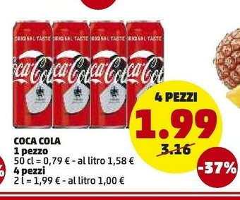 PENNY Coca Cola Coca-Cola - Coca-Cola 500 G(ml) offerta