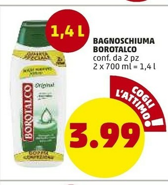 PENNY Borotalco Bagnoschiuma Original offerta