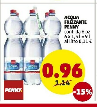 PENNY Penny - Acqua Naturale 1500 g(ml) offerta