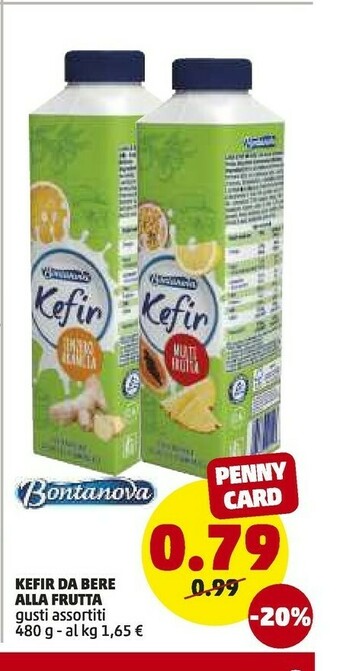 PENNY Milk - Kefir Da Bere Multifrutti 480 G(ml) offerta